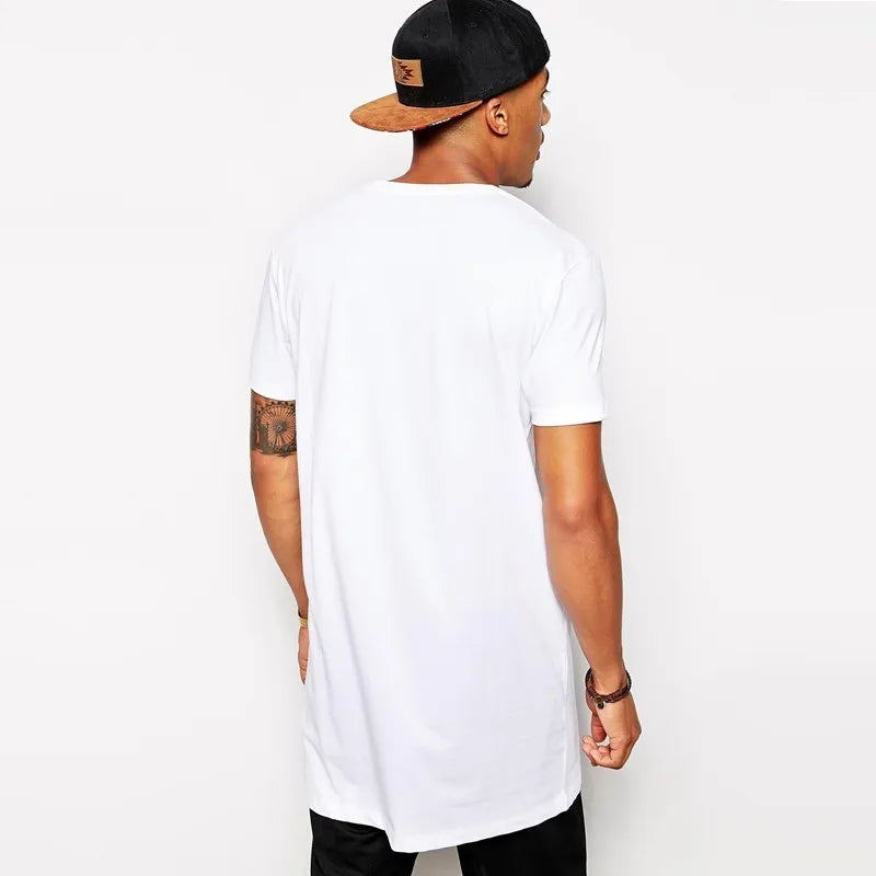 T-shirt Long Oversize-Noire Streetwear