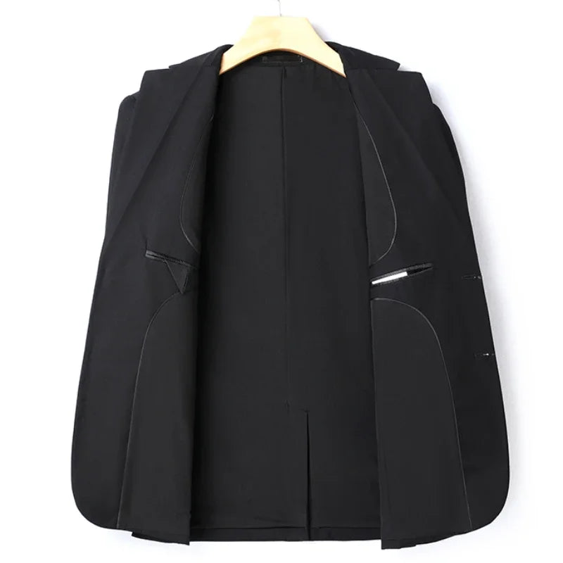 Costume homme élégant - Blazer + pantalon - Du S au 8XL - Business ou mariage